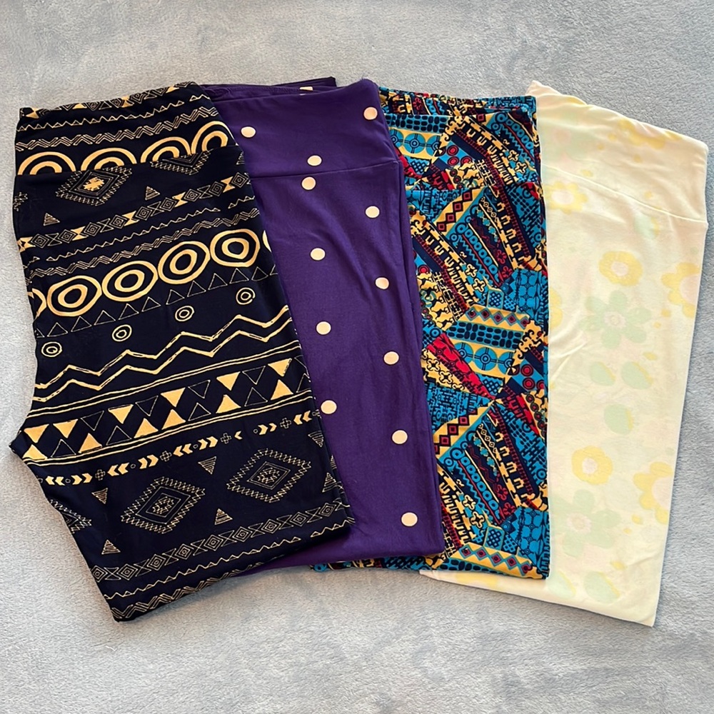 4 Pair TC LuLaRoe Leggings